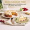 50 Pieces Disposable Paper Plates Gold, 7” Dessert Cake Plates Bulk for Party Supplies, Colored and Sturdy Party Plates for Birthday, Wedding, Baby shower, Bridal party supplies